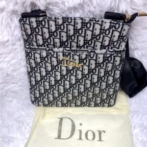 🔥 COMING 🔜 Black and Cream Monogram Crossbody Bag